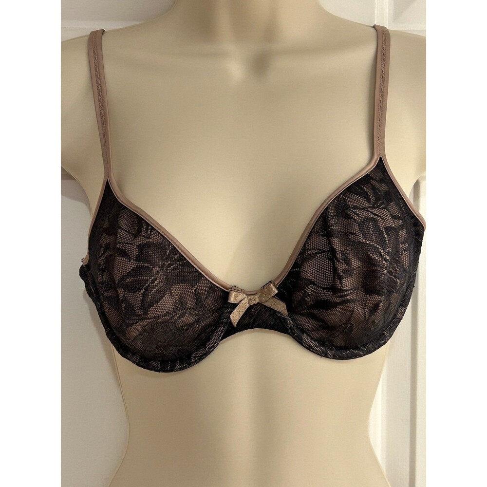 Luleh Black Lace Bra - 34B